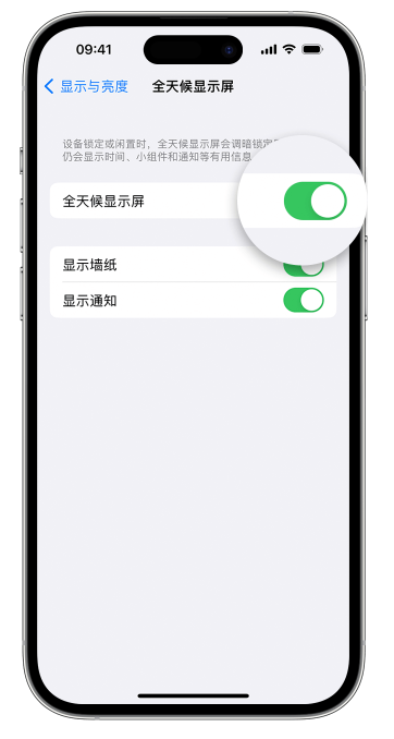 翔安苹果14维修店分享如何自定义 iPhone 14 Pro 常亮显示屏 